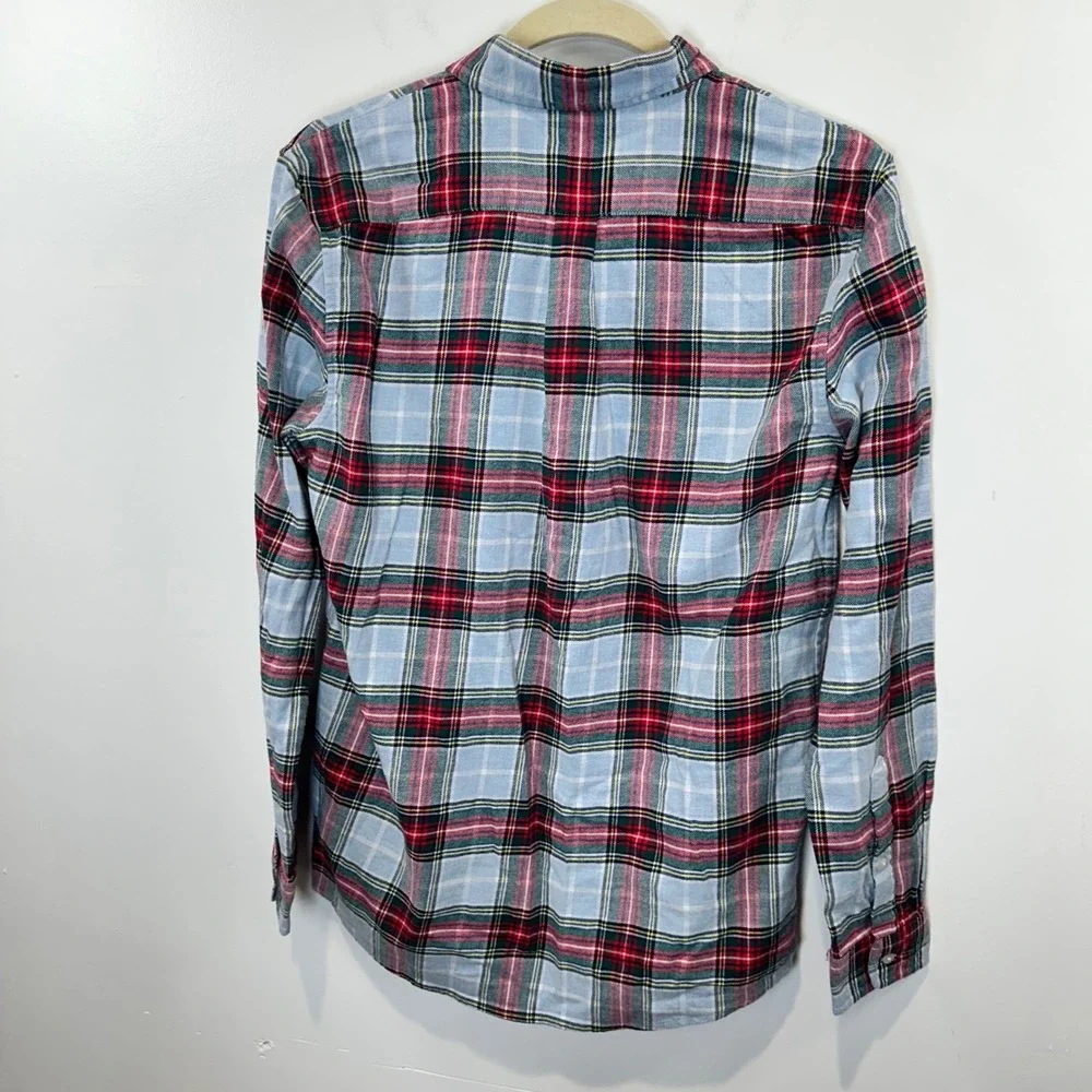 Vineyard Vines Plaid Red‎ Blue Green Button Down Long Sleeve Shirt XL 16